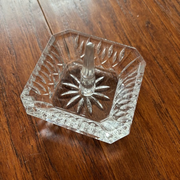 Other - Clear Glass Trinket Ring Holder